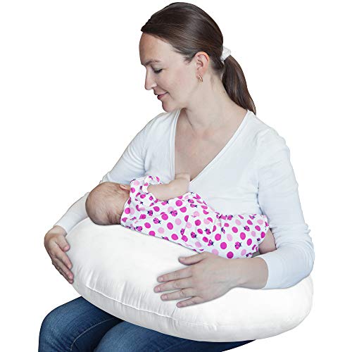 2 Pack -Nursing Pillow and Positioner Newborn Breastfeeding Pillow, Infant Support Cushion and Portable for Travel - Made with Breathable Cotton Blend- Machine Washable