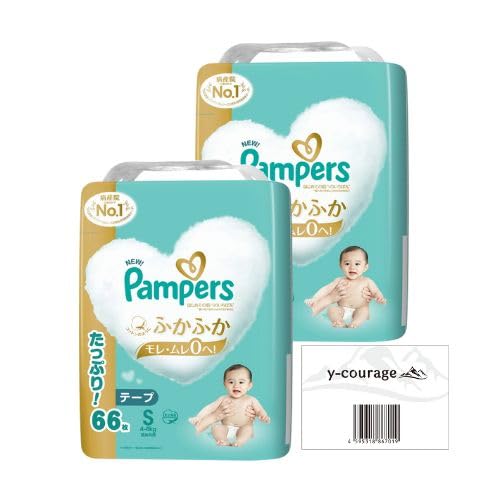 パンパース はじめての肌へのいちばん テープSサイズ (4-8kg) 132枚 (66枚ｘ2パック)商品画像