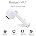 Single Wireless Earbud,Soundsnow V4.1 Mini Bluetooth Earbud, In-Ear Car Bluetooth Headset, Built-in Mic Stereo Sound Cell Phone Bluetooth Earpiece for iPhone 8 X 7 Plus and Samsung Android (One Pc)