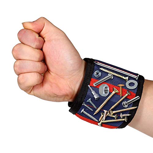 Werkzeuggürtel Werkzeugtasche Werkzeugbeutel Gürteltasche für Werkzeugen Robustem Nylon Magnetisches Armband… – Bild 6