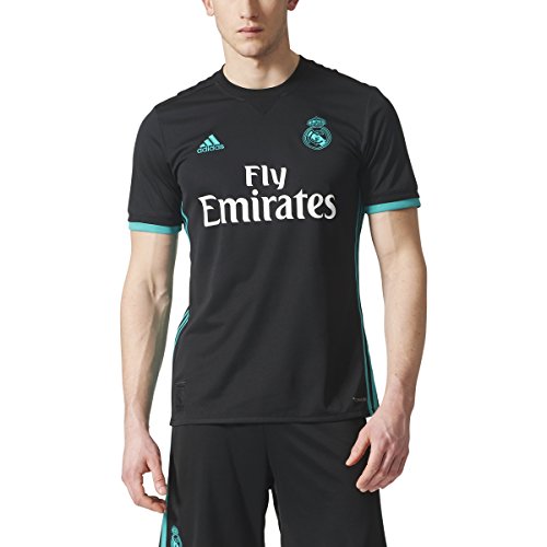 Adidas men s real madrid away soccer jersey 2017/2018 (large) bla…