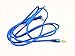 OFC Replacement Inline Remote and Mic Extension Audio Cable Cord for Monster Beats by Dr Dre Solo Solo HD Studio Wireless Pro Detox Mixr Executive Pill Headphones (Blue)