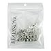 BEADNOVA Letter Beads Set for Jewelry Making Assorted Zinc Alloy Tibetan Silver Alphabet Beads Cube for DIY Bracelets, Key Chain and Handmade Gift (7mm, 26pcs)