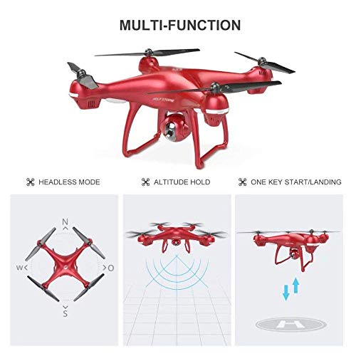 Drohne mit 1080p HD Kamera FPV Live Video RC Quadcopter mit GPS Return Home Funktion Follow Me und Altitude Hold, Drohne… – Bild 3