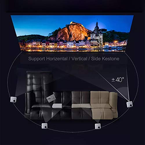 Native 1080P Video Projector Gzunelic 9500 Lumens Home Theater LED