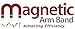 Magnetic Arm Band's Magnetic Wristband - Strong Neodymium Magnets embedded throughout wristband for holding nails, screws, bits, fasteners, washers, bolts, small tools, and much more