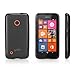 BoxWave Case Compatible with Nokia Lumia 530 (Case by BoxWave) - Blackout Case, Durable, Slim Fit, Black TPU Cover for Nokia Lumia 530