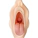 MOJOY Realistic Male Masturbator for Masturbation, Pocket Mouth Lifelike Silicone Adult Oral Sex Toys for Men