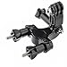 Goliton® Motorcycle Bike Sport Handlebar Seatpost Pole Mount with 3 Way Pivot Arm Compatible with Gopro 2 3 4 5 6 7 8 9 10 11 Action Camera - Max for 4cm Diameter - Black