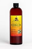 Jojoba Oil Golden Organic Carrier Unrefined Raw Virgin Cold Pressed Pure 16 oz, 473 ml