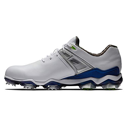 FootJoy Men's Tour X Previous Season Style Golf Shoes, White/Navy/Lime