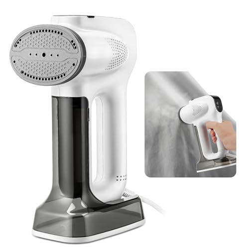 Steamer Steam Plate with Suction Function, 3000Pa, Large Removable Water Tank, Portable Iron with Steam Function, 3 Modes, Steam Power 20g/min, Results