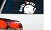 Baby in Car Decal Funny Baby on Board Sticker for Cars, Removable Car Sticker Baby on Board, Reflective Waterproof, White