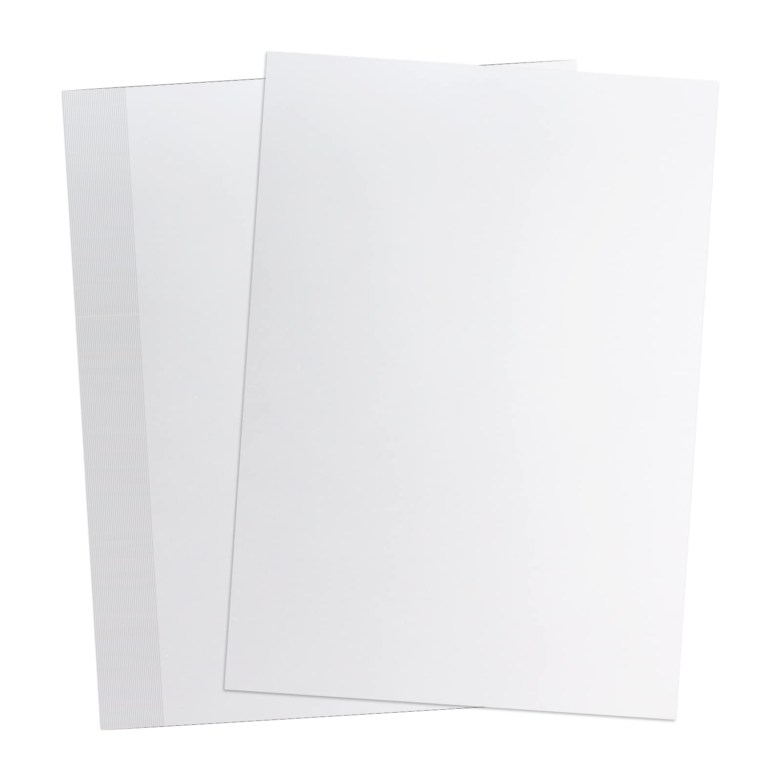 Card & Paper A4 350gsm White Card, Art Paper Thick Cardstock, 40 Sheets