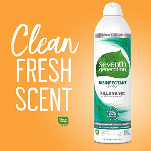 Seventh Generation Disinfectant Spray, Eucalyptus Spearmint & Thyme