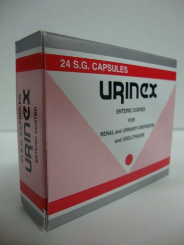 URINEX 24 Caps Pure All Natural Treatment for Bladder Infections & Urinary Disorders