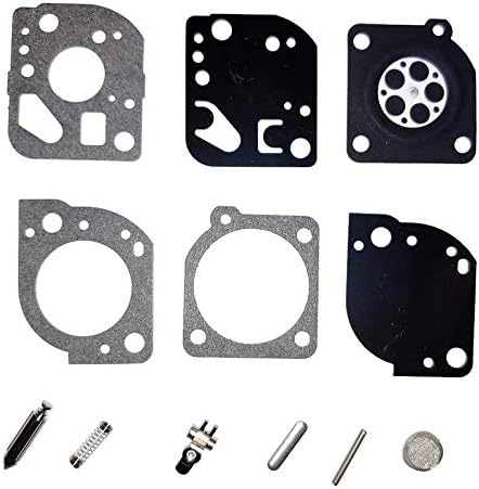 Carburetor Carb Repair Rebuild Kit Compatible with Homelite Simple Start Repairs Zama Zama C1U-H46, C1U-H46A & C1U-H49 Model Series Carburetors Carburetors Replaces Zama RB-82 and RB82