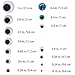 900pcs Craft Wiggle Googly Eyes Self Adhesive, for Craft Sticker Multi Colors and Sizes for Doll Bear Making, Kids Art Projects, Halloween Props, Embellishment