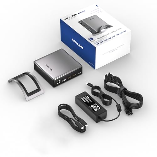 Estación de acoplamiento para portátil,PD3.1 Triple Display Dock con 140W de potencia,4K@144Hz HDMI*2 + Displayport,USB-C 10Gb,2* USB-A 5Gb,Gigabit Ethernet,Audio/Mic, para Windows,Lenovo,HP,Dell