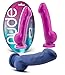 Blush Novelties Real Nude Ergo Dildo, Violet, 14.4 Ounce