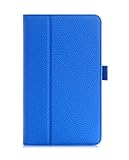 FYY Samsung Galaxy Tab E 8.0 Case - Premium PU Leather Case Stand Cover with Card Slots, Note Holder, Elastic Strap for Samsung Galaxy Tab E 8.0 4G LTE SM-T377 Tablet Navy Blue