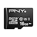 PNY 16 GB microSDHC Flash Memory Card (P-SDU16G10-GE-A)