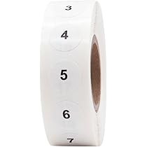 back number会報　♯1〜♯25 Plastic Security Tags Numbered Tamper Proof Seals Self