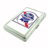 Pabst Blue Ribbon Classic Logo Double-Sided Cigarette Case with lighter, ID Holder, and Wallet D-187