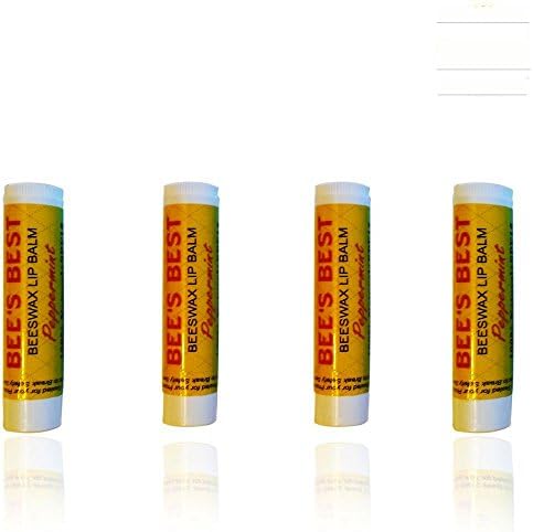 Bees Best Peppermint Lib Balm SPF 15 4-Pack H17