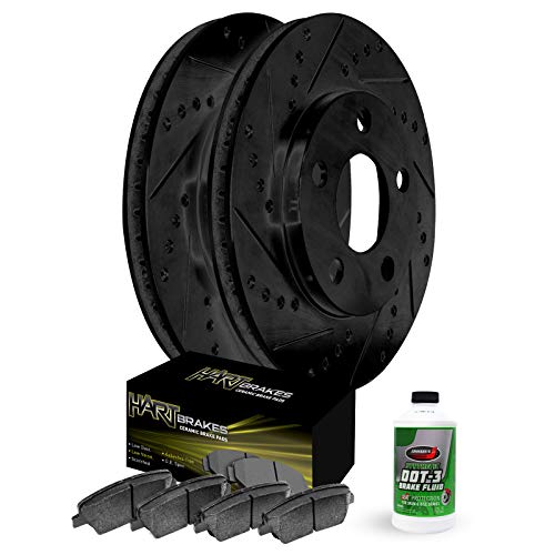Hart Brakes Front Brakes and Rotors Kit |Front Brake Pads| Brake Rotors and Pad…