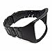 EPYSN Black Stainless Steel Bracelet Wristband Compatible for Samsung Galaxy Gear S SM-R750 Watch Band Strap with Pin Tool