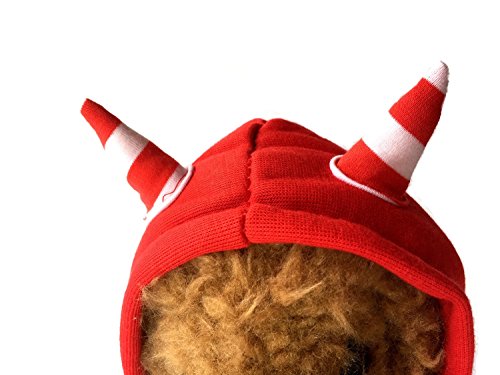 Red Devil Dog Costume with Hoodie - Image 6