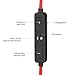 Bluetooth Headphones Wireless Earbuds Sport in-Ear IPX7 Sweatproof Earphones with Mic Super Sound Quality Bluetooth 4.1 ，8 Hours Play Time, Noise Cancelling Headsets Secure Fit Design Red