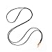 Yean Black Velvet Wrap Choker Necklace Long Adjustable Jewelry for Women and Girls on Wedding, Party and Evening