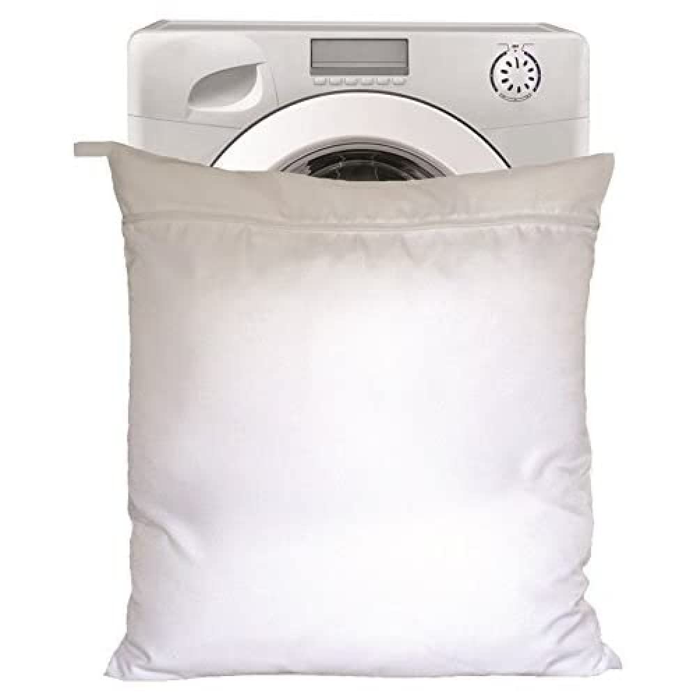 Moorlandrider Horsewear Wash Bag Jumbo White - Protects Washing Machine from Horse Hair, Dirt and Debris. Reusable Laundry Bag for Stable Rugs, Numnahs, Saddle Pads and Horse Equipment (75x80cm)
