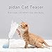 pidan Studio Roly-Poly Feather Teaser Cat Toy with Bell (Newest Version) - Entertain Your Cat While You're Away (Pink)