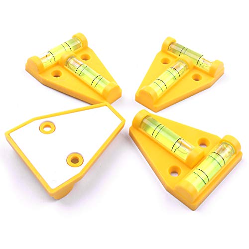Atoplee 10pcs 2 Way T-Type Mini Spirit Level 44mm58mm Bubble for Professional Measuring/Normal Usage