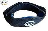 Tennis Elbow Brace (2 Pack) with Compression Pad - Bandit Therapeutic Forearm Band - Best Pain Relief for Elbow Tendonitis - One Size for Men and Women