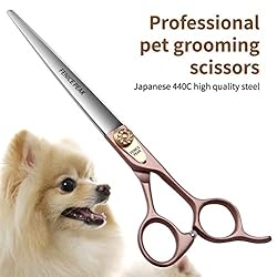 Fenice Peak 7'' Dog Straight Scissors for Grooming