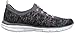 Skechers Sport Women's Glider Deep Space Fashion Sneaker,Charcoal/Coral,9 M US