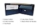 Bdgiant Men's Leather Bifold Credit Cards Wallet with Coin Purse 2 Bill Sections