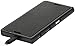 StilGut Genuine Leather Case for Sony Xperia XZ & Xperia XZs, Book Type Slim, Black