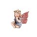 Darice Mini Fairy Garden Fairy with Gem, 1.25 x 2 Inches, Style Varies