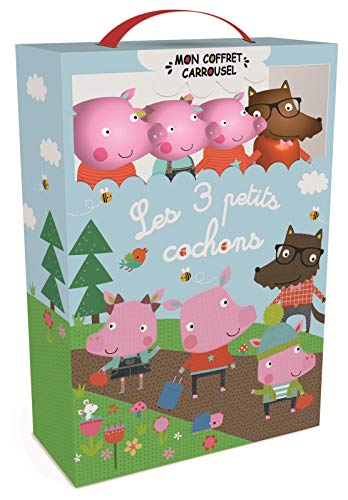 Les 3 petits cochons : Livre carrousel + 4 figurines by 
