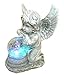 Bo Toys Solar Powered Angel with Solar Glowing Globe LED Garden Light Decor Color Change