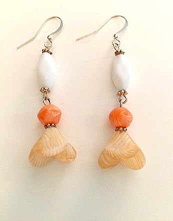 A Pair of Glass Drop Earrings