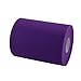 vLoveLife Purple 6 Inch x 100 Yards Tulle Roll Spool Fabric Table Runner Chair Sash Bow Tutu Skirt Sewing Crafting Fabric Wedding Party Gift Ribbon