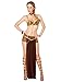 Tankoo Women's Sexy Princess Leia Slave Costume Halloween Miss Manners Uniform