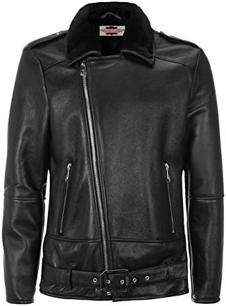 Paramount Leather Classy &amp; Elegant Looking Leather Jakcet for Men, XX-Large, Black