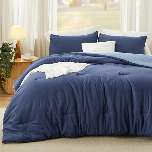 Bedsure California King Comforter Prewashed Soft